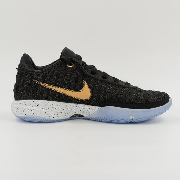 Nike Men\'s Lebron XX 20 Fab 5 \'Black Metallic Gold\' Basketball Shoe DJ5423-003 main image 8